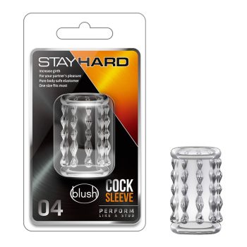 Blush Novelties Stay Hard bordázott péniszmandzsetta