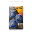 Stay Hard péniszgyűrű szett, 3 méretben, 3,1 - 3,8 cm, rugalmas, kék