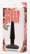 Chisa Novelties Black Mont szilikon plug 10 cm