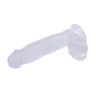 Chisa Novelties letapasztható dildó átlátszó - 17,5 cm
