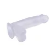 Chisa Novelties letapasztható dildó átlátszó - 17,5 cm