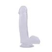 Chisa Novelties letapasztható dildó átlátszó - 17,5 cm