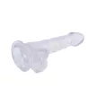 Chisa Novelties letapasztható dildó átlátszó - 19,5 cm