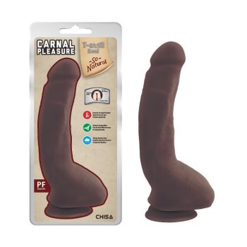 Chisa Carnal Pleasure nagyobb méretű dildó (23,5 cm, barna)