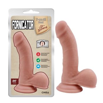 Chisa Fornicator ívelt dildó (19 cm, natúr)