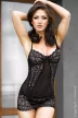 Chilirose fekete babydoll tangával L/XL