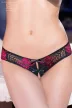 Chilirose csipke brazil tanga (pink, XL)