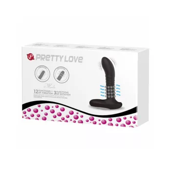   Pretty Love Merlin forgó gyöngyös prosztata masszírozó (fekete)