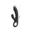 Pretty Love Selene g-pont vibrátor csiklóizgatóval (fekete)