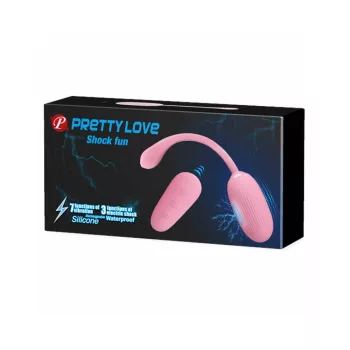   Pretty Love Shock Fun elektro-stimulációs vibrotojás (rózsaszín)