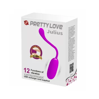 Pretty Love Julius vízálló vibrációs tojás (lila)