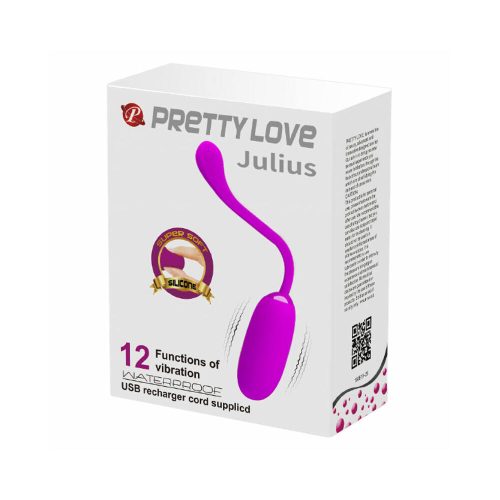 Pretty Love Julius vízálló vibrációs tojás (lila)