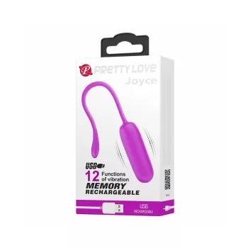 Pretty Love Joyce tölthető vibrációs tojás (ibolya)