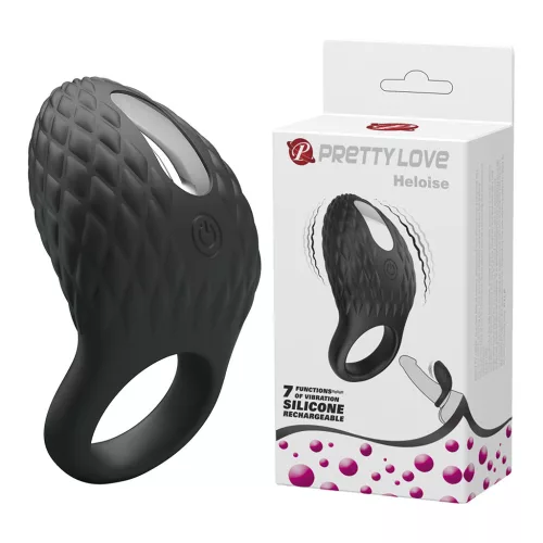 Pretty Love Heloise akkus, szilikon péniszgyűrű vibrációval