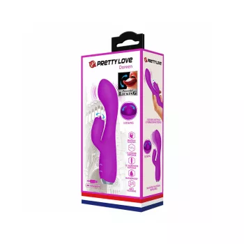   Pretty Love Doreen vízálló csiklóizgatós vibrátor (lila)