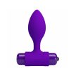 Pretty Love szilikon anál plug vibrációval (lila)