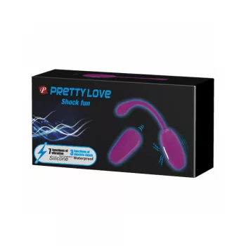   Pretty Love Shock Fun elektro-stimulációs vibrotojás (lila)