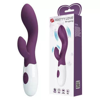Pretty Love Brighty szilikon klitoriszkaros vibrátor (lila)
