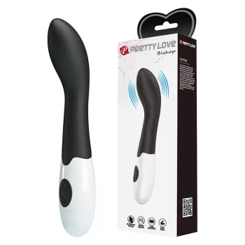 Pretty Love Bishop g-pont izgató vibrátor (fekete)
