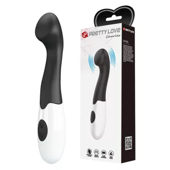 Pretty Love Charles szilikonos g-pont vibrátor (fekete)
