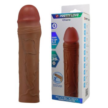 Pretty Love Chane péniszhosszabbító köpeny (barna)