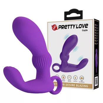 Pretty Love Cayla kétmotoros prosztata vibrátor - lila