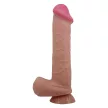 Pretty Love Mendel valósághű dildó - barna (26 cm)