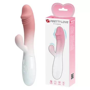  Pretty Love Snappy csiklóizgatós vibrátor (rózsaszín-fehér)