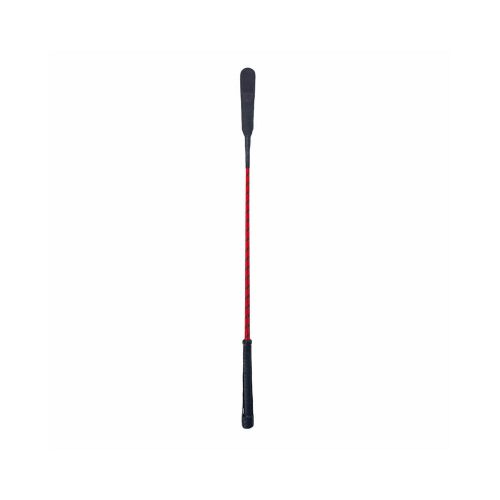 Devil Sticks bőr lovaglópálca hosszúkás véggel (piros)