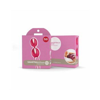   FUN FACTORY SmartBall Duo szilikonos gésagolyó duó (piros)