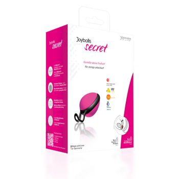 JOYDIVISION Joyballs Secret egy darabos pink-fekete hüvelygolyó