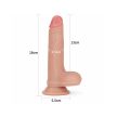 Lovetoy Nature Cock kétrétegű realisztikus dildó (18 cm)