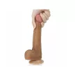 Lovetoy Dual-Layered kétrétegű realisztikus dildó (20 cm, barna)