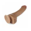 Lovetoy Dual-Layered kétrétegű realisztikus dildó (20 cm, barna)