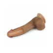 Lovetoy Dual-Layered kétrétegű realisztikus dildó (20 cm, barna)