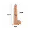Lovetoy Real Extreme letapasztható realisztikus dildó (24 cm)