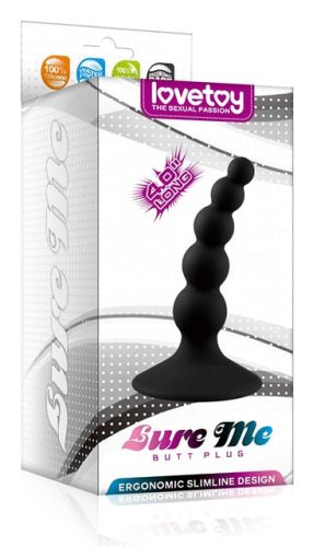 Lovetoy Lure Me gyöngyös szilikon plug