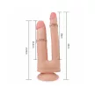 Lovetoy Skinlike dupla tapadókorongos dildó
