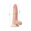 Lovetoy Sliding Skin tapadókorongos húzogatható dildó (18 cm)