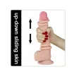 Lovetoy Sliding Skin tapadókorongos húzogatható dildó (24,5 cm)