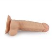 Lovetoy Real Extreme herés, tapadótalpas dildó (17,5 cm)
