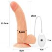 Lovetoy felcsatolható vibrátor hámmal (19,5 cm)