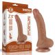 Lovetoy Sliding Skin húzogatható dildó (19,5 cm, barna)