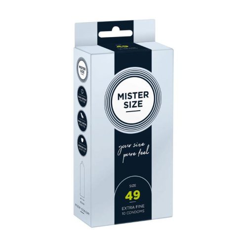 Mister Size 49 mm óvszer (10 db)