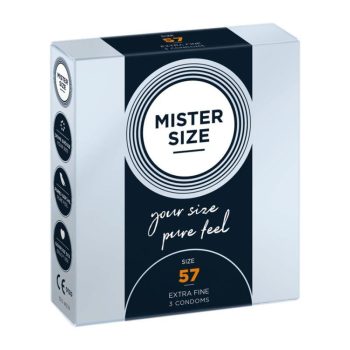 Mister Size 57 mm óvszer (3 db)