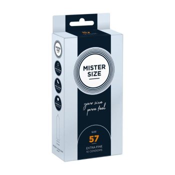Mister Size 57 mm óvszer (10 db)