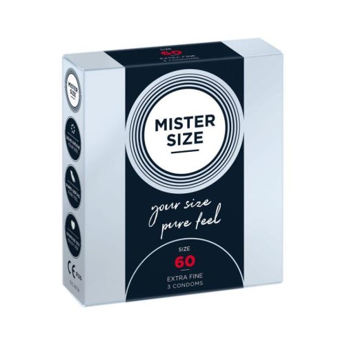 Mister Size 60 mm óvszer (3 db)