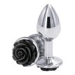NS Novelties Rear Assets - Rose anál plug (fekete)