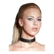 Bad Kitty BDSM nyakpánt, műbőr, fekete