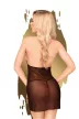 Penthouse Bedtime story szexi babydoll (fekete)